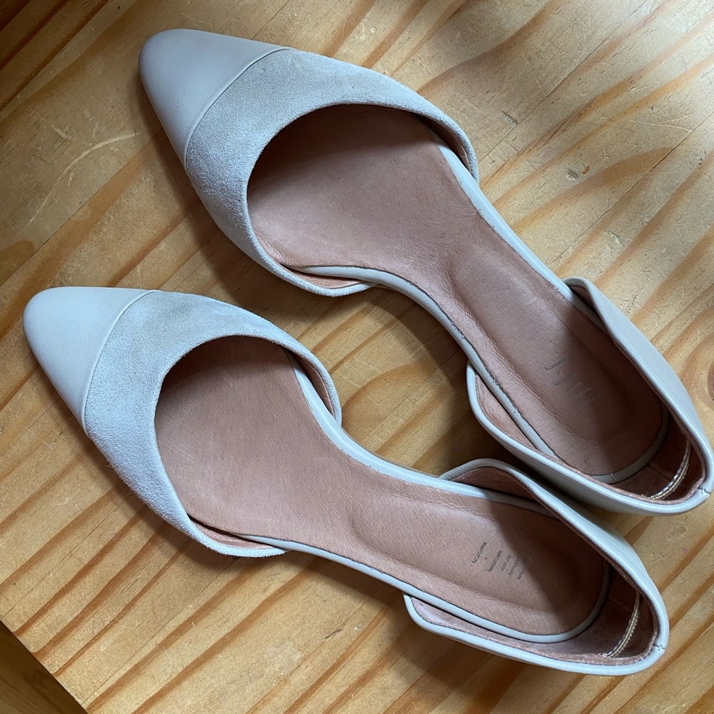 J.Jill Suede Leather Pointed Toe Flats